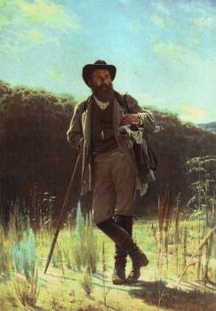 伊凡 尼古拉耶維奇 尅拉姆斯柯依 Portrait of the Artist Ivan Shishkin 伊凡 尼古拉耶維奇 尅拉姆斯柯依 Portrait of the Artist Ivan Shishkin